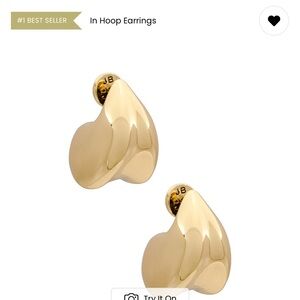 Jenny Bird - Nouveaux Puff Earrings in Gold